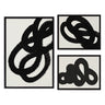 Sylvie Black Path, Follow the Path and This Way Framed Canvas by Rocket Jack