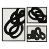 Sylvie Black Path, Follow the Path and This Way Framed Canvas by Rocket Jack