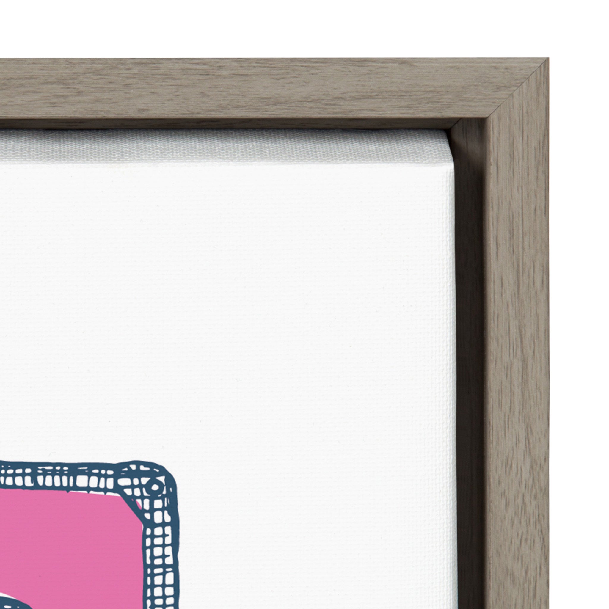 Sylvie Cassettes Framed Canvas by Statement Goods