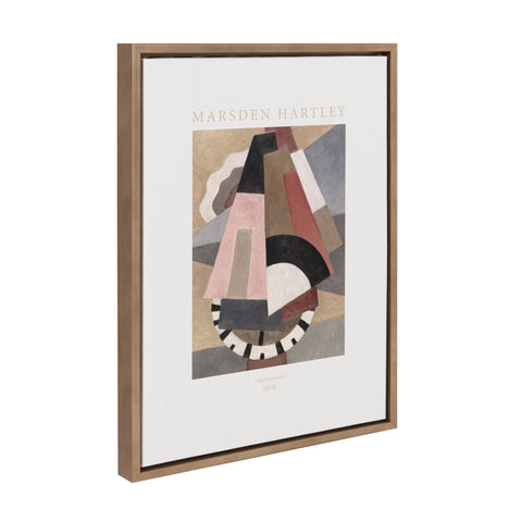 Sylvie Poster Marsden Hartley Provincetown 1916 Framed Canvas by The Art Institute of Chicago
