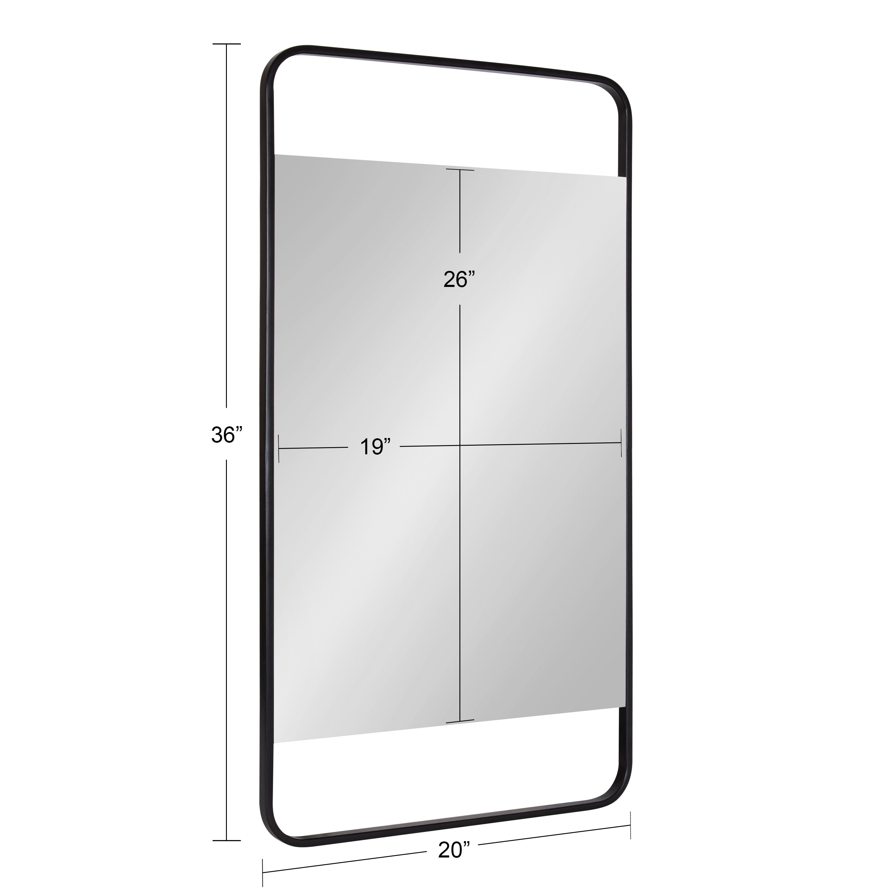 Nobles Radius Corner Framed Mirror