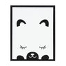 Sylvie Modern Baby Bear Framed Canvas by Rachel Lee of My Dream Wall
