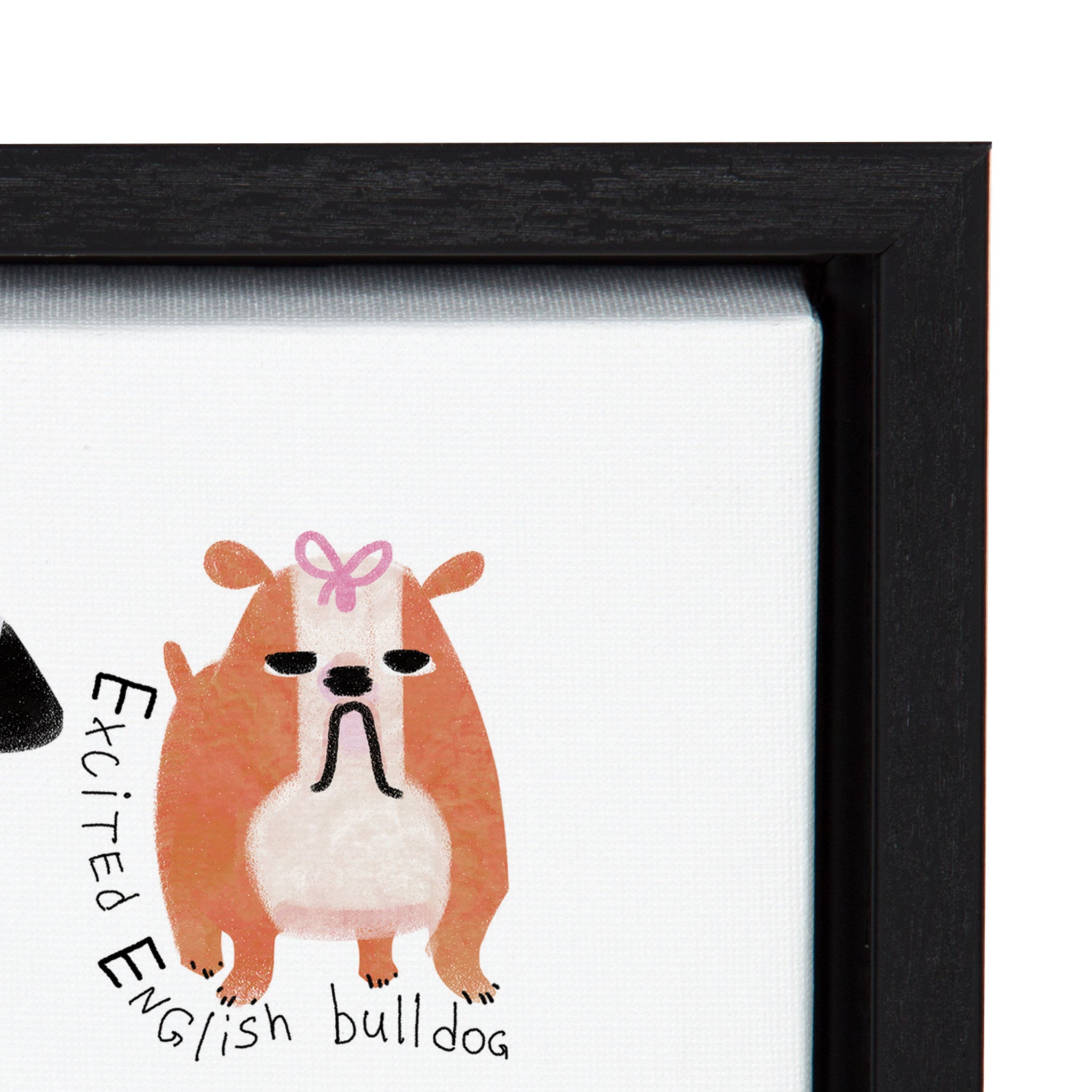 Framed Canvas, Transitional, Black