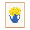Sylvie Daffodil Jug Framed Canvas by Maria Filar