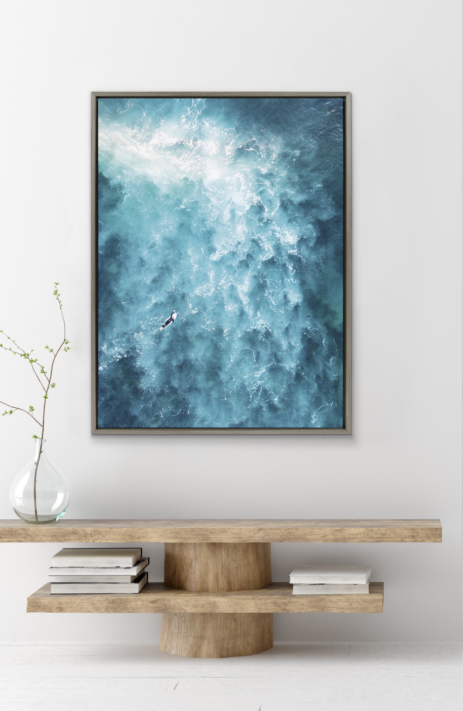 Sylvie La Jolla 7 Framed Canvas by Rachel Bolgov