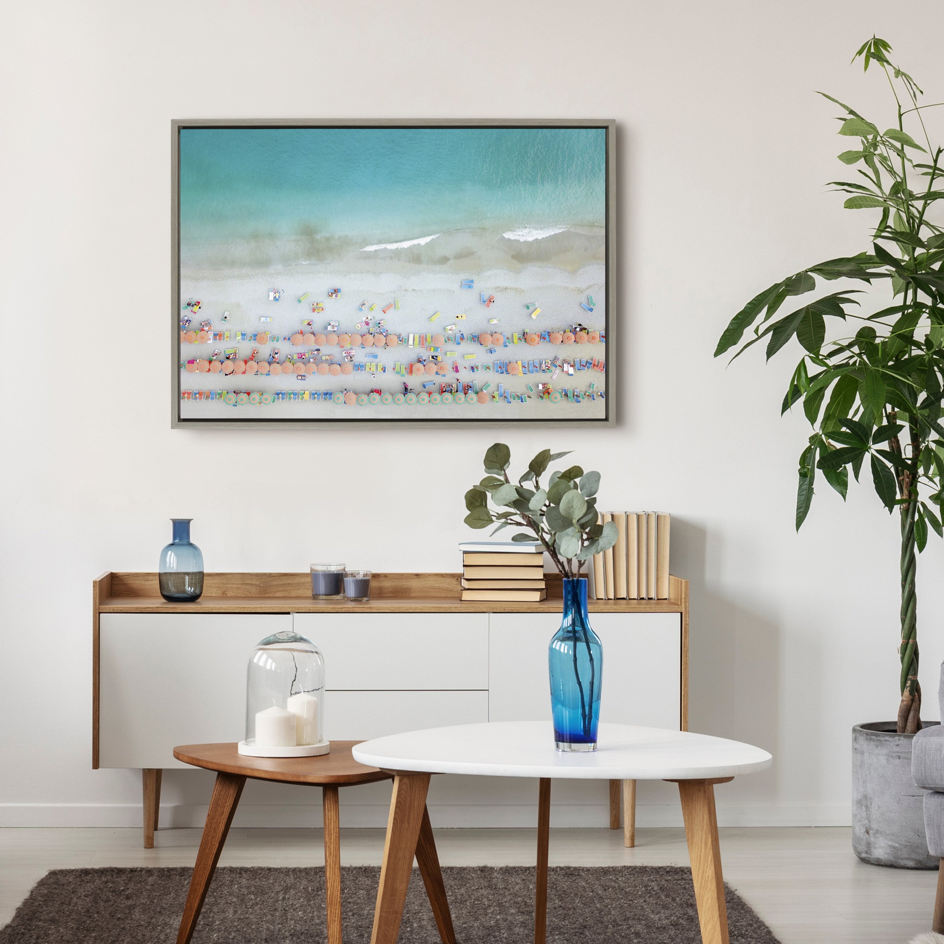 Sylvie Monterosso 6 Framed Canvas by Rachel Bolgov