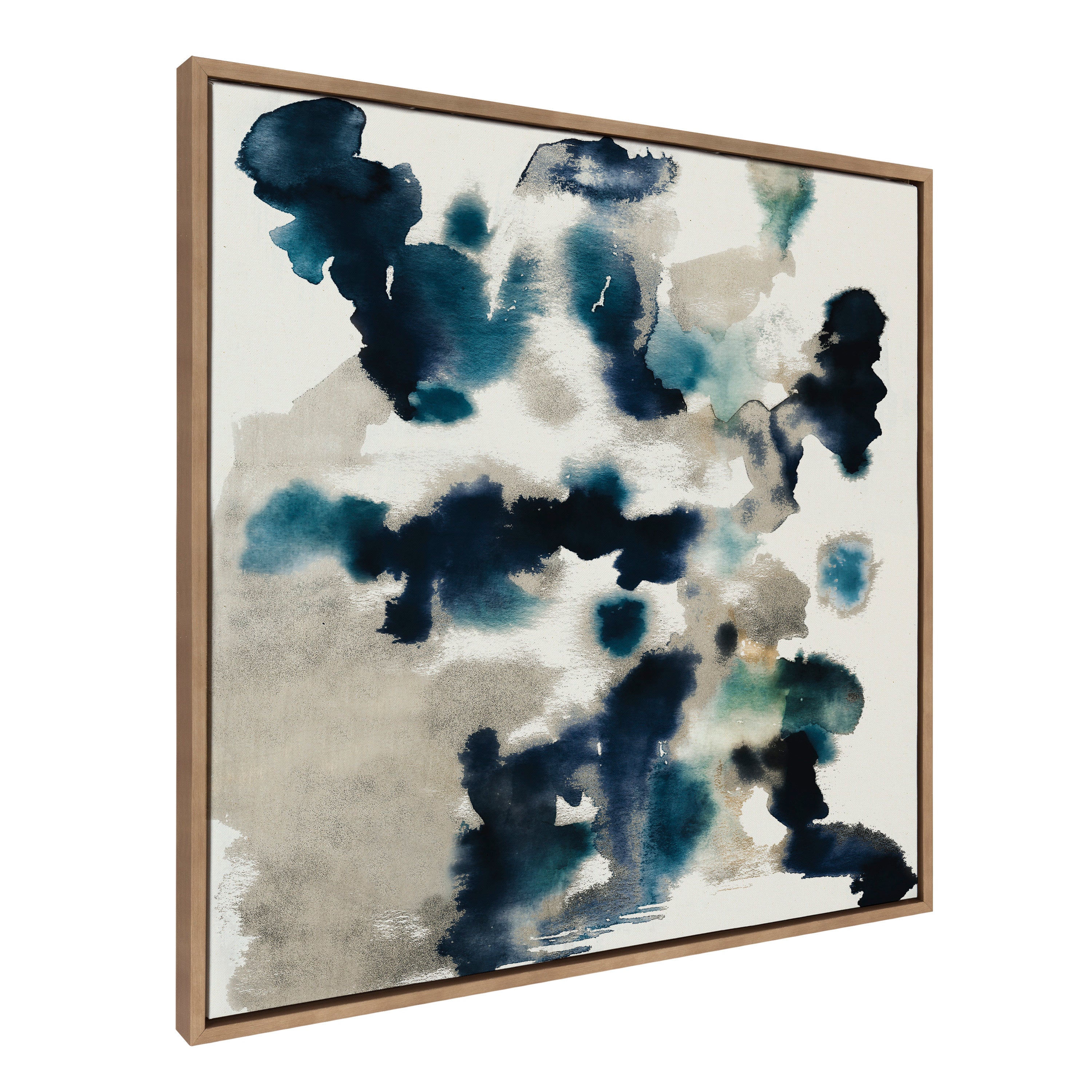 Sylvie Gilded Watercolor Framed Canvas by Amy Lighthall