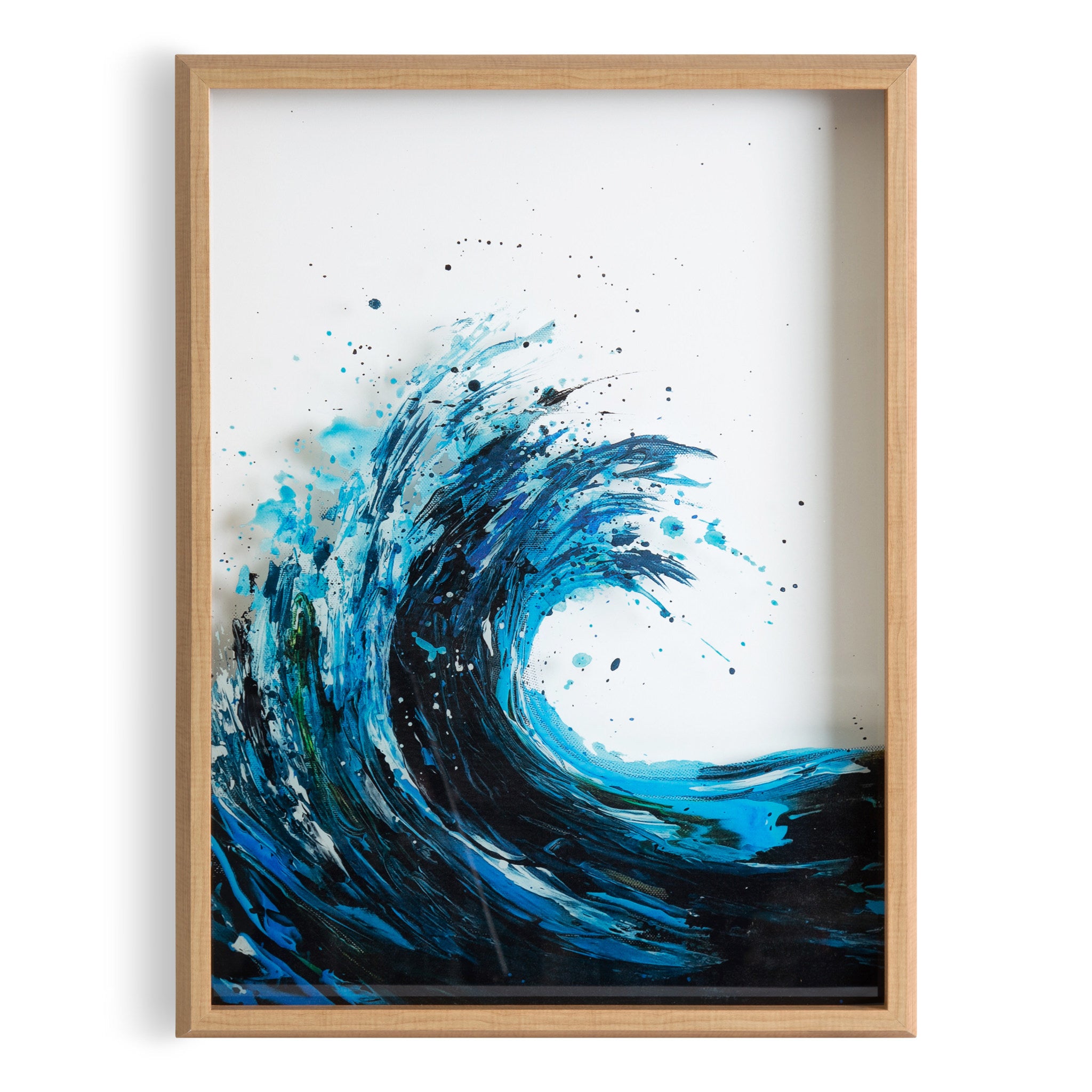Blake Waves Framed Printed Art