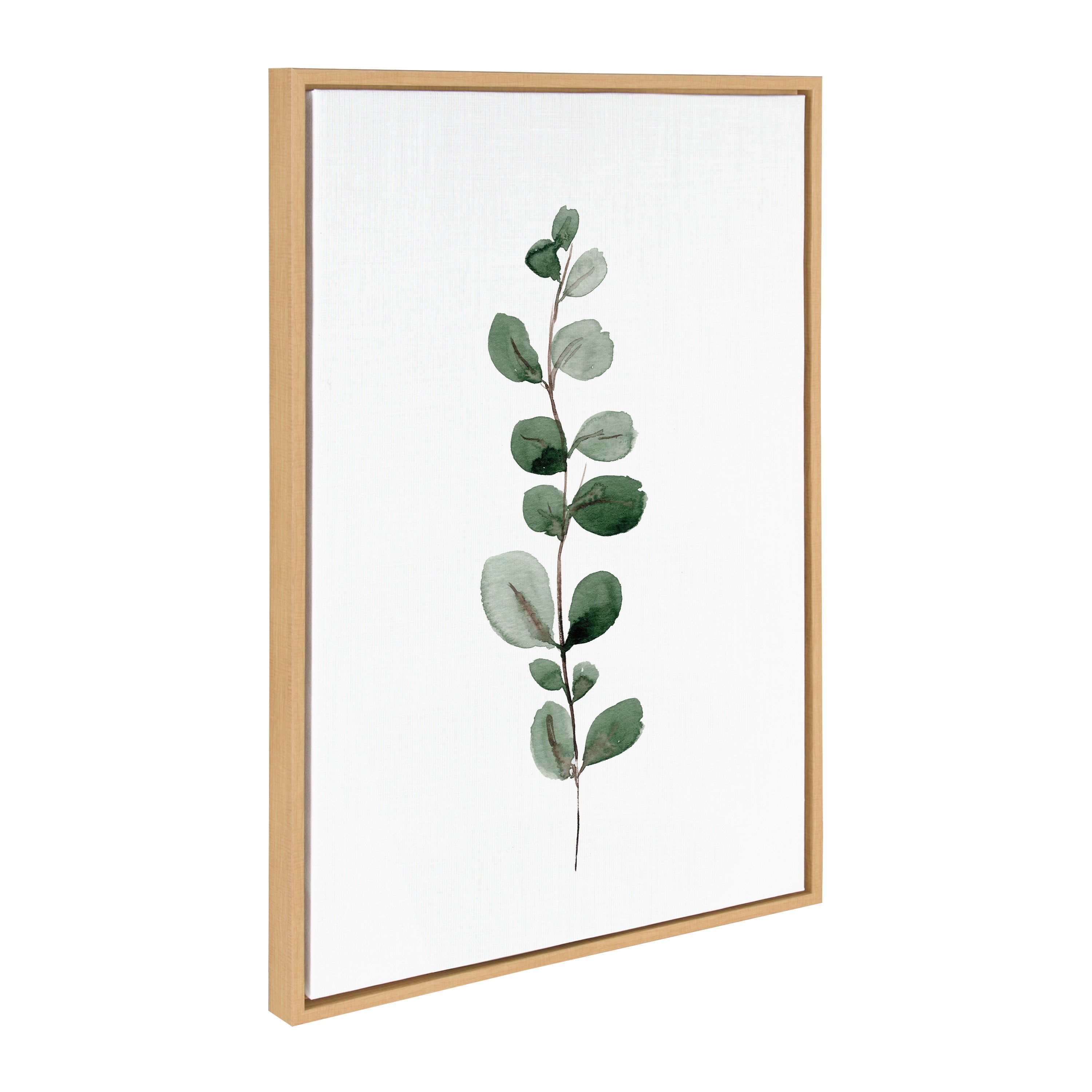 Sylvie Eucalyptus 1a Framed Canvas by Maja Mitrovic of Makes My Day Happy
