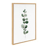 Sylvie Eucalyptus 1a Framed Canvas by Maja Mitrovic of Makes My Day Happy