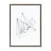 Sylvie Mountains II Framed Canvas by Viola Kreczmer