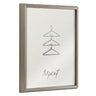 Blake Repeat Framed Printed Glass by Elizabeth Silver