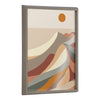 Blake MCM Mountains 1a Framed Printed Glass by Rachel Lee of My Dream Wall