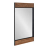 Kincaid Wood and Metal Framed Wall Mirror