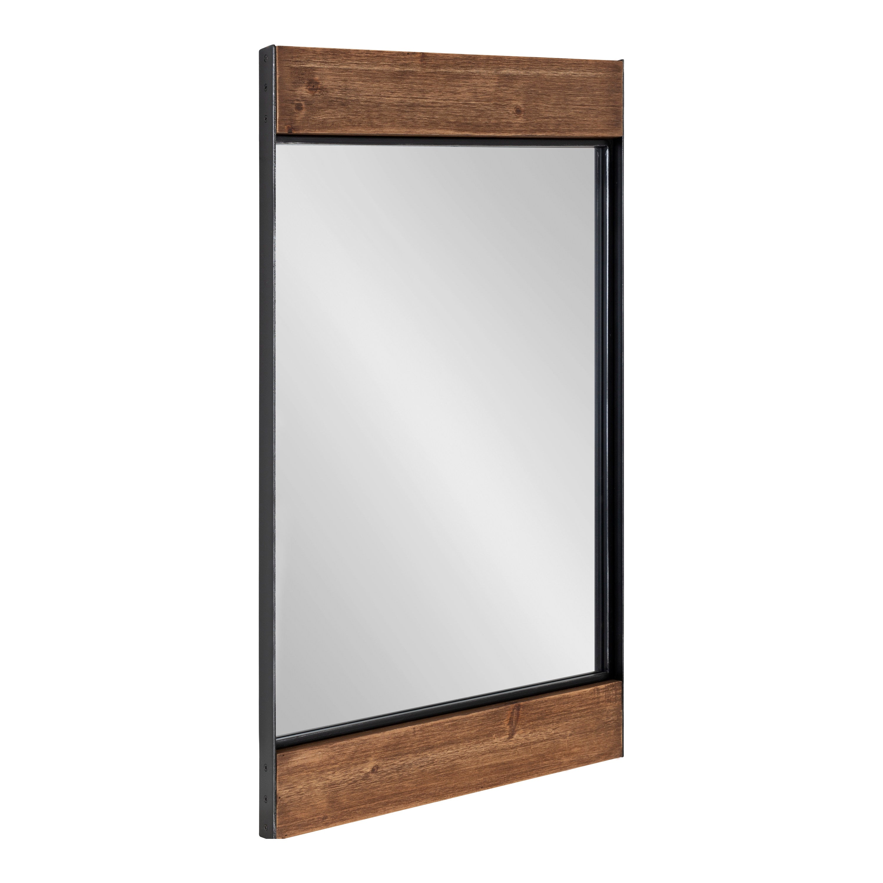 Kincaid Wood and Metal Framed Wall Mirror