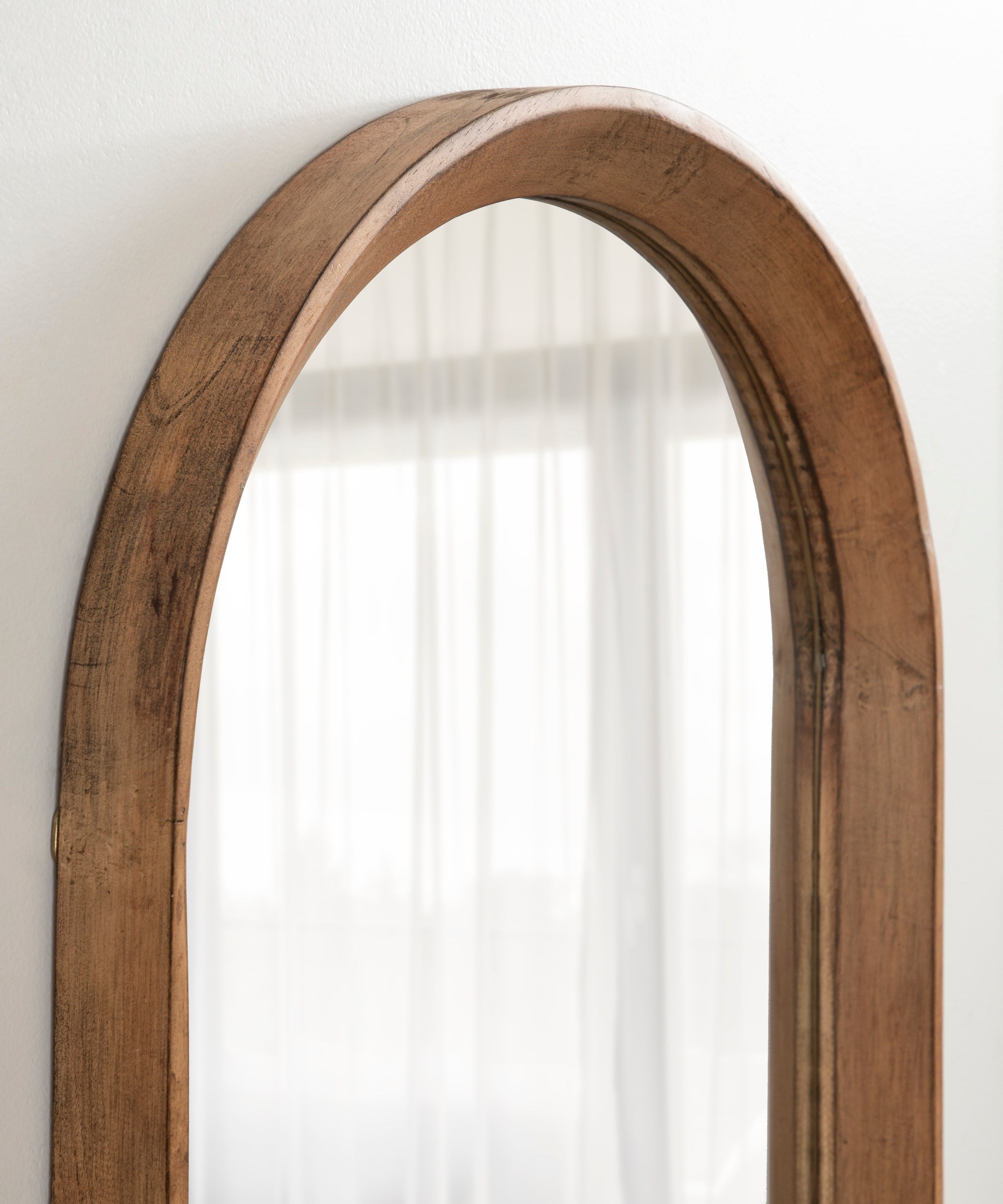 Hartman Wood Framed Arch Wall Mirror