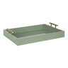 Lipton Decorative Wood Tray with Metal Handles