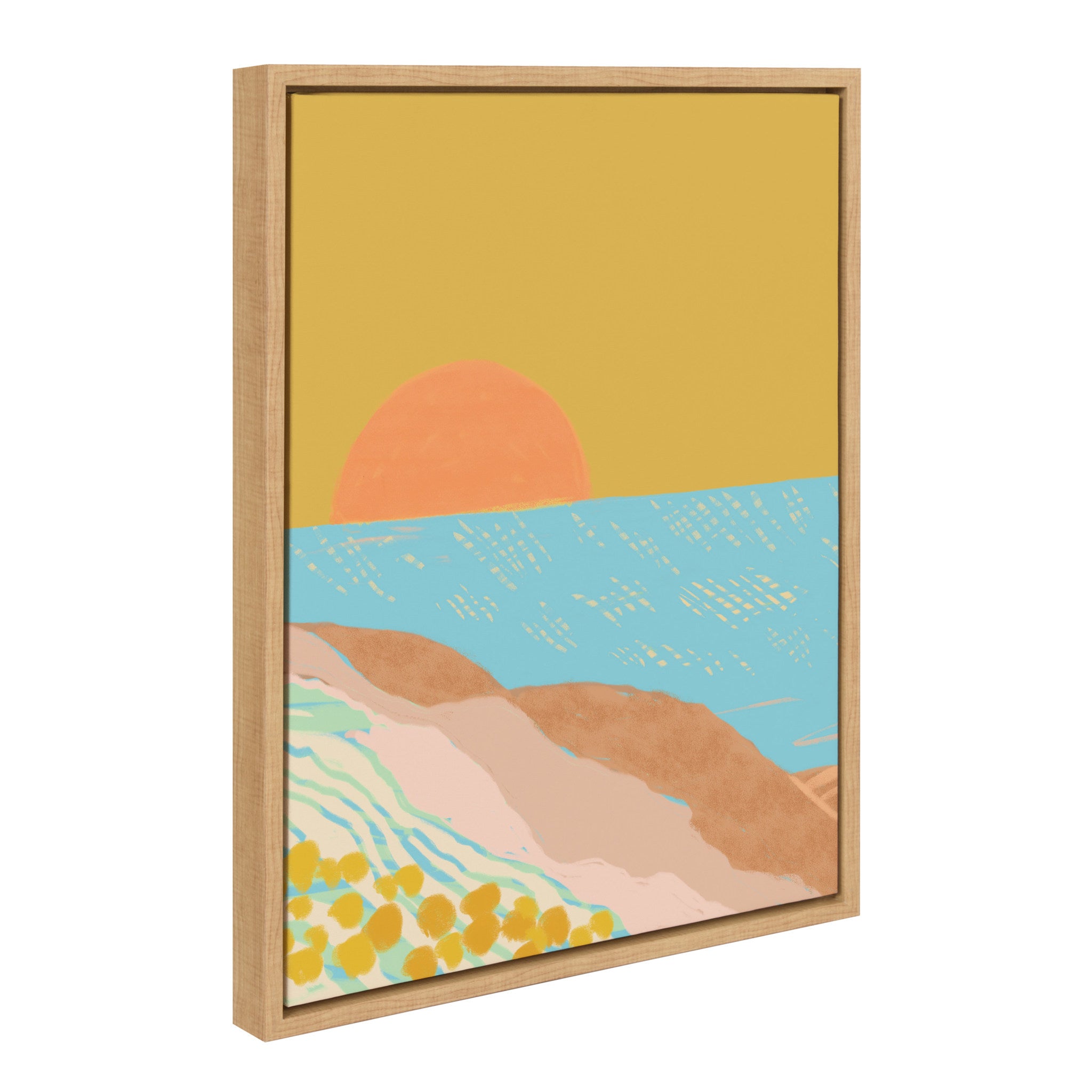 Sylvie Golden Hour Framed Canvas by Kasey Free