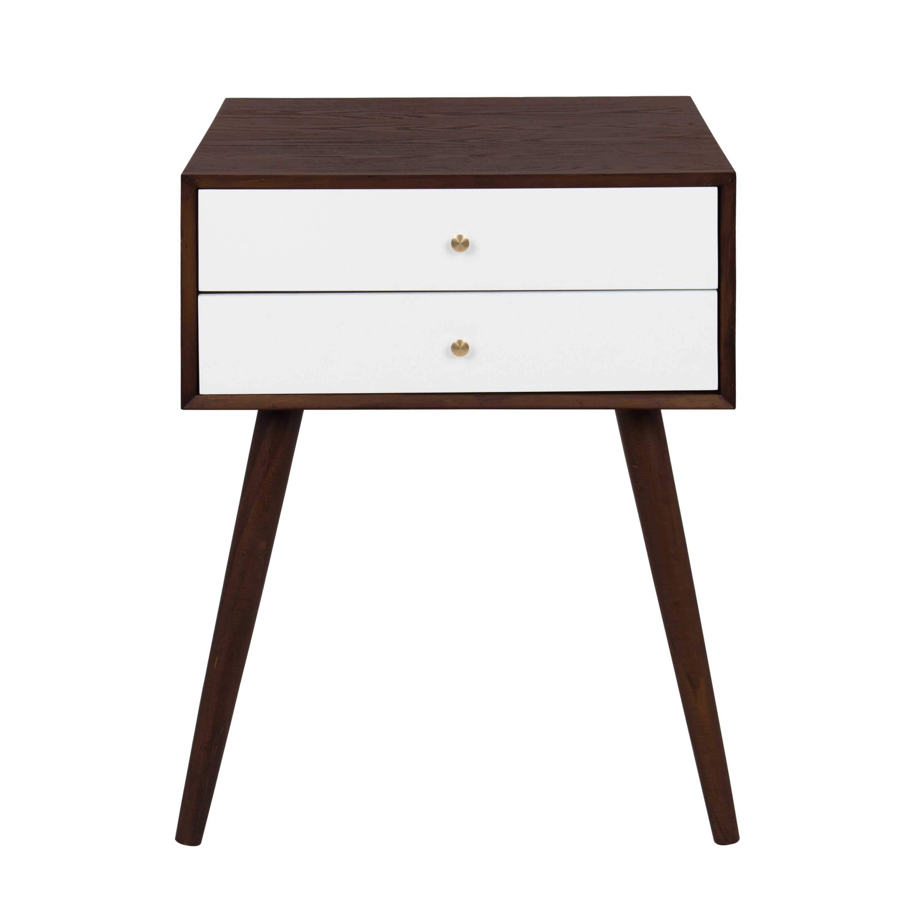 Finco Side Table with 2 Drawers