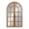 Boldmere Wood Windowpane Arch Mirror