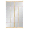 Denault Framed Windowpane Mirror