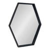Travis Hexagon Framed Wall Mirror