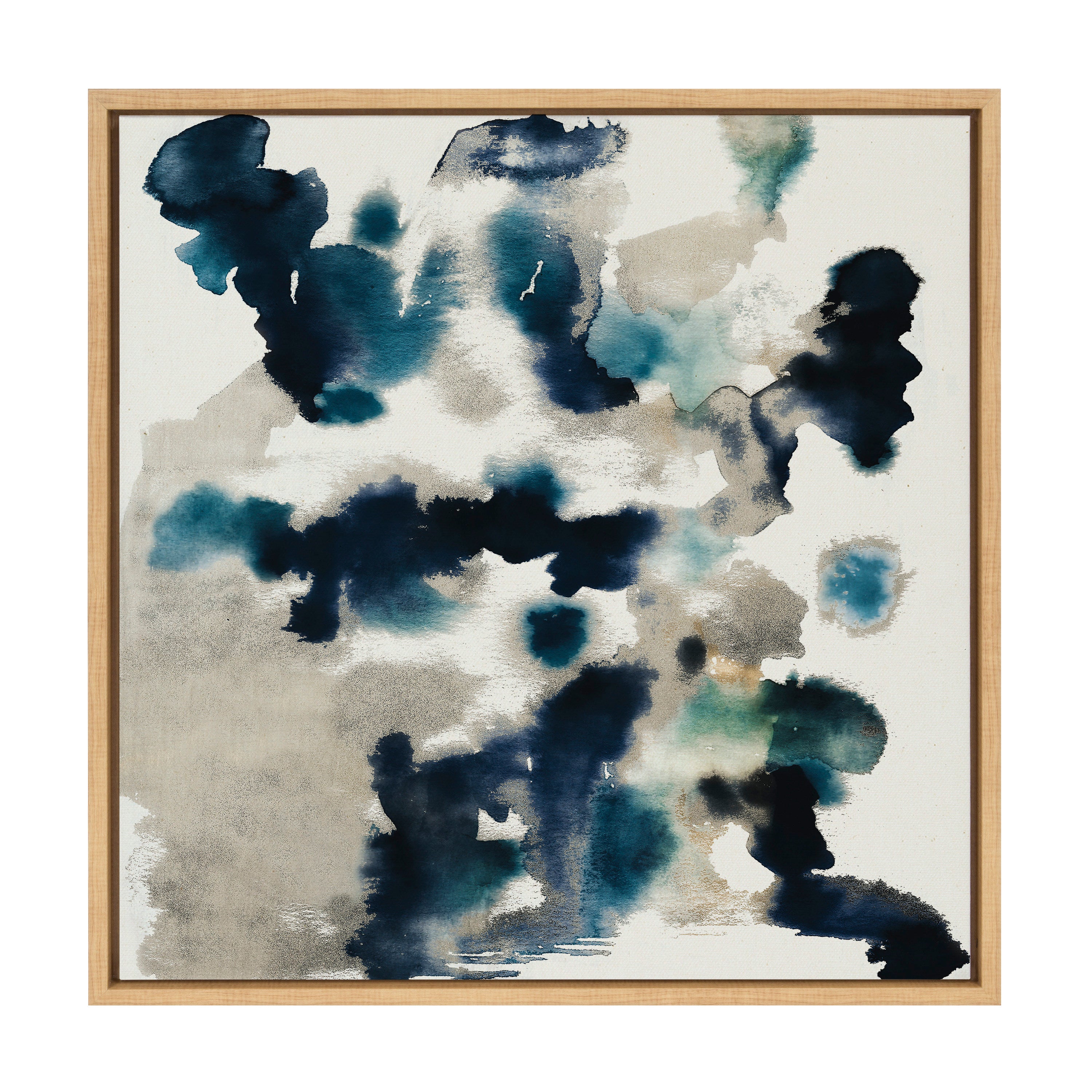 Sylvie Gilded Watercolor Framed Canvas by Amy Lighthall