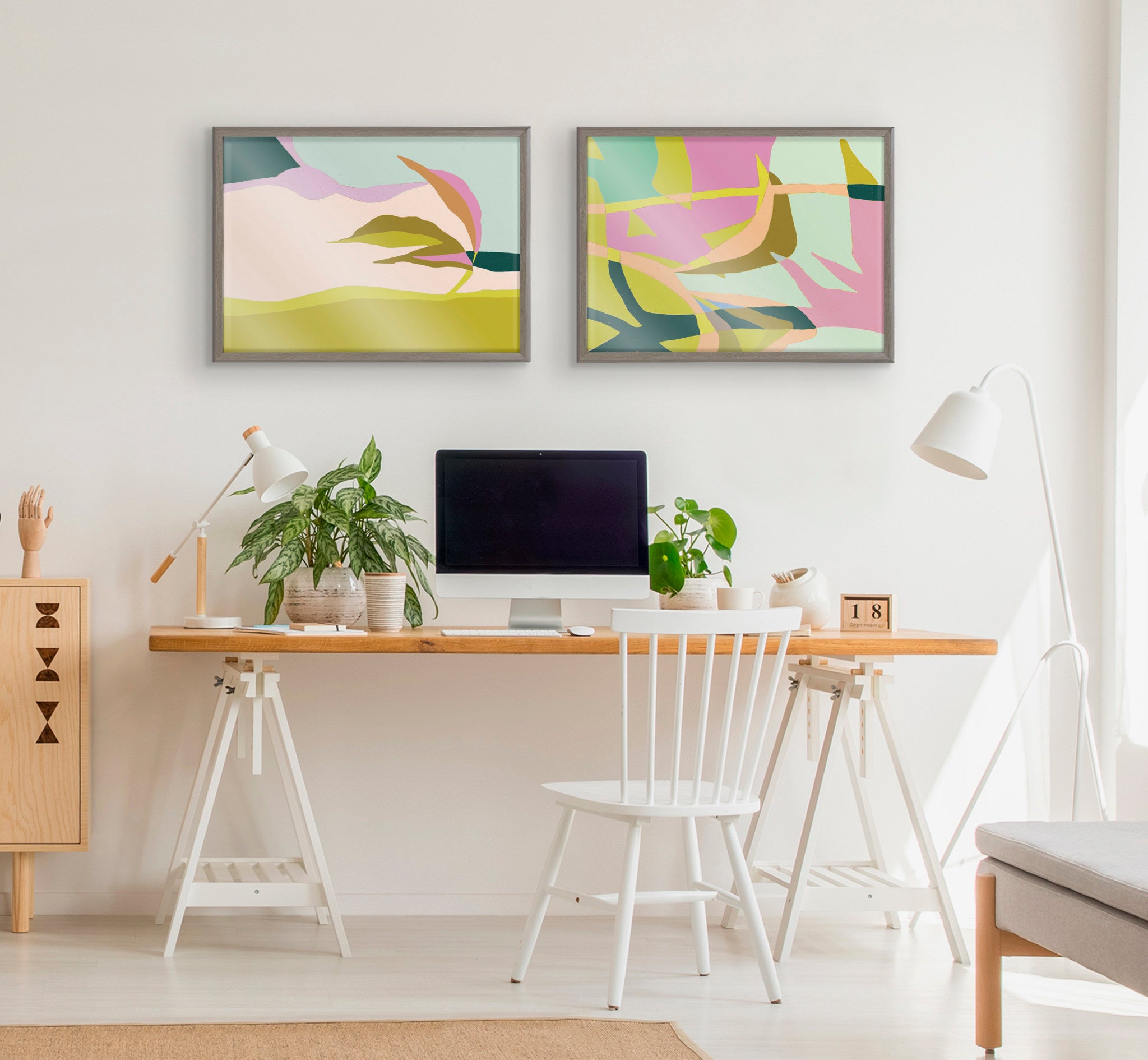 Blake Delight In The Moment 6 Framed Printed Glass by Alicia Schultz