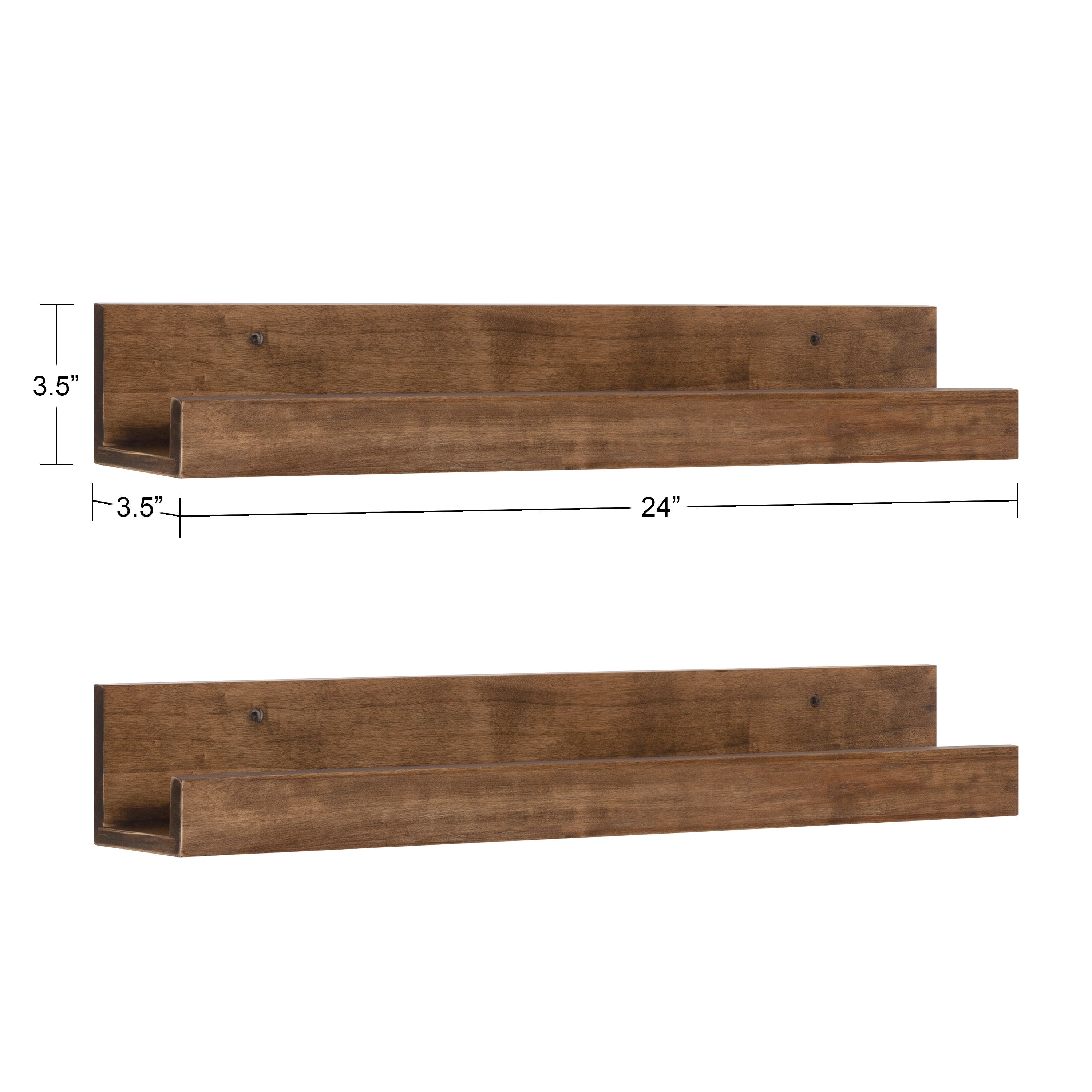 Levie Wood Picture Ledge Wall Shelf