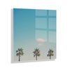 A Trio Of Palm Trees Floating Acrylic Art by Laura Evans