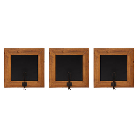 Jeran Wall Mounted Wood Chalkboards 3 Piece Set