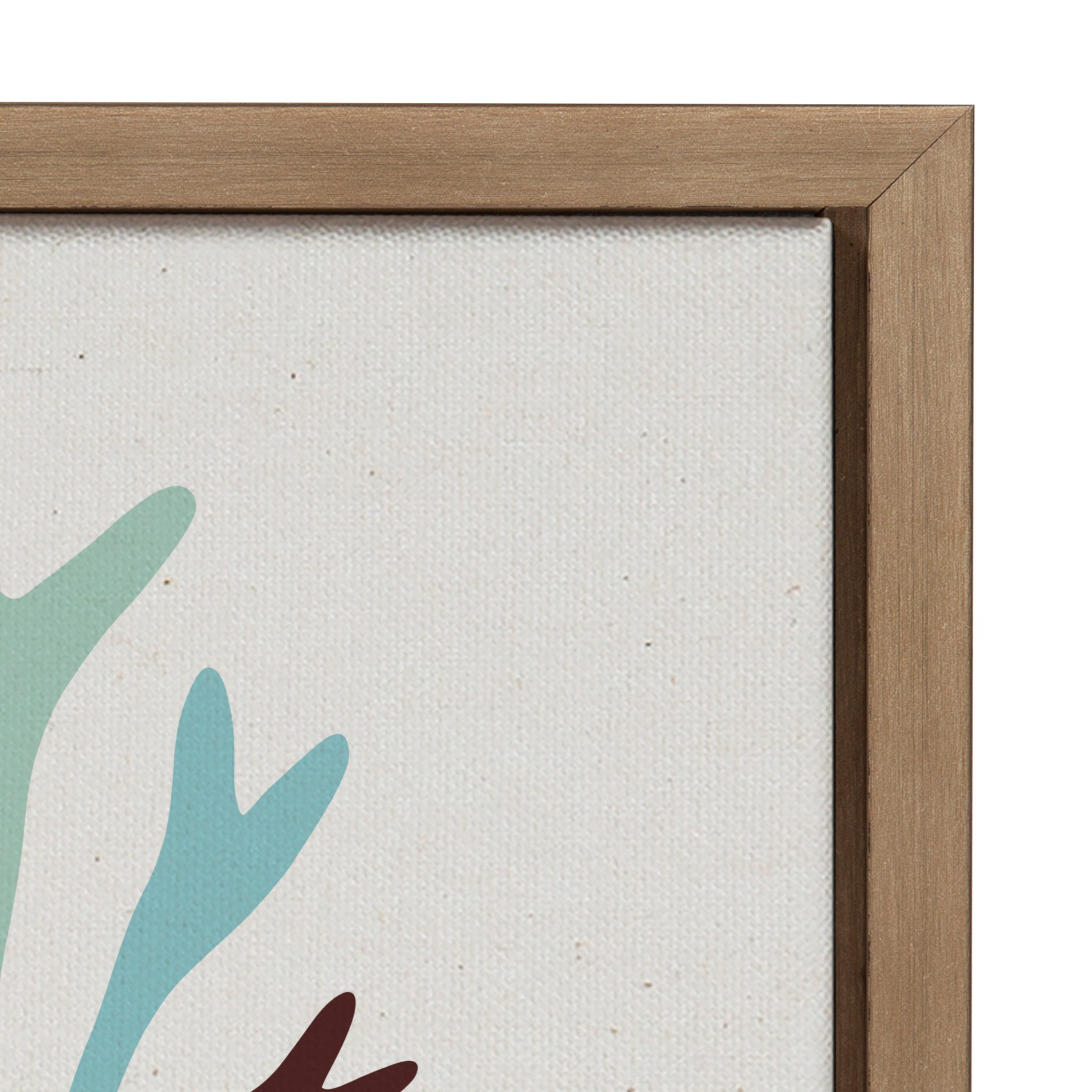 Sylvie Sea Plant Framed Canvas by Alicia Schultz