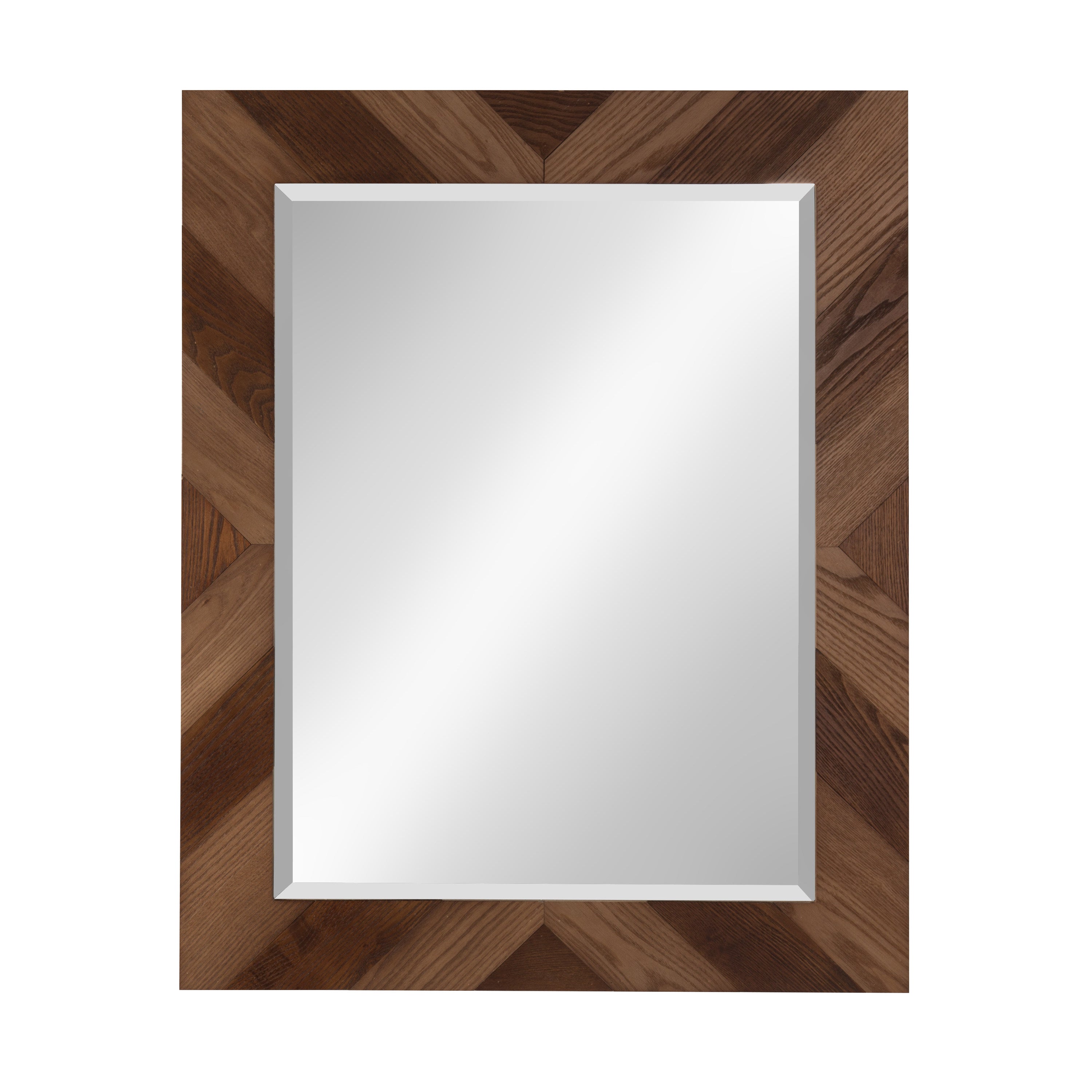 Rost Pieced Wood Framed Wall Mirror