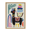 Sylvie Llama Mesatawe Framed Canvas by Rachel Lee of My Dream Wall