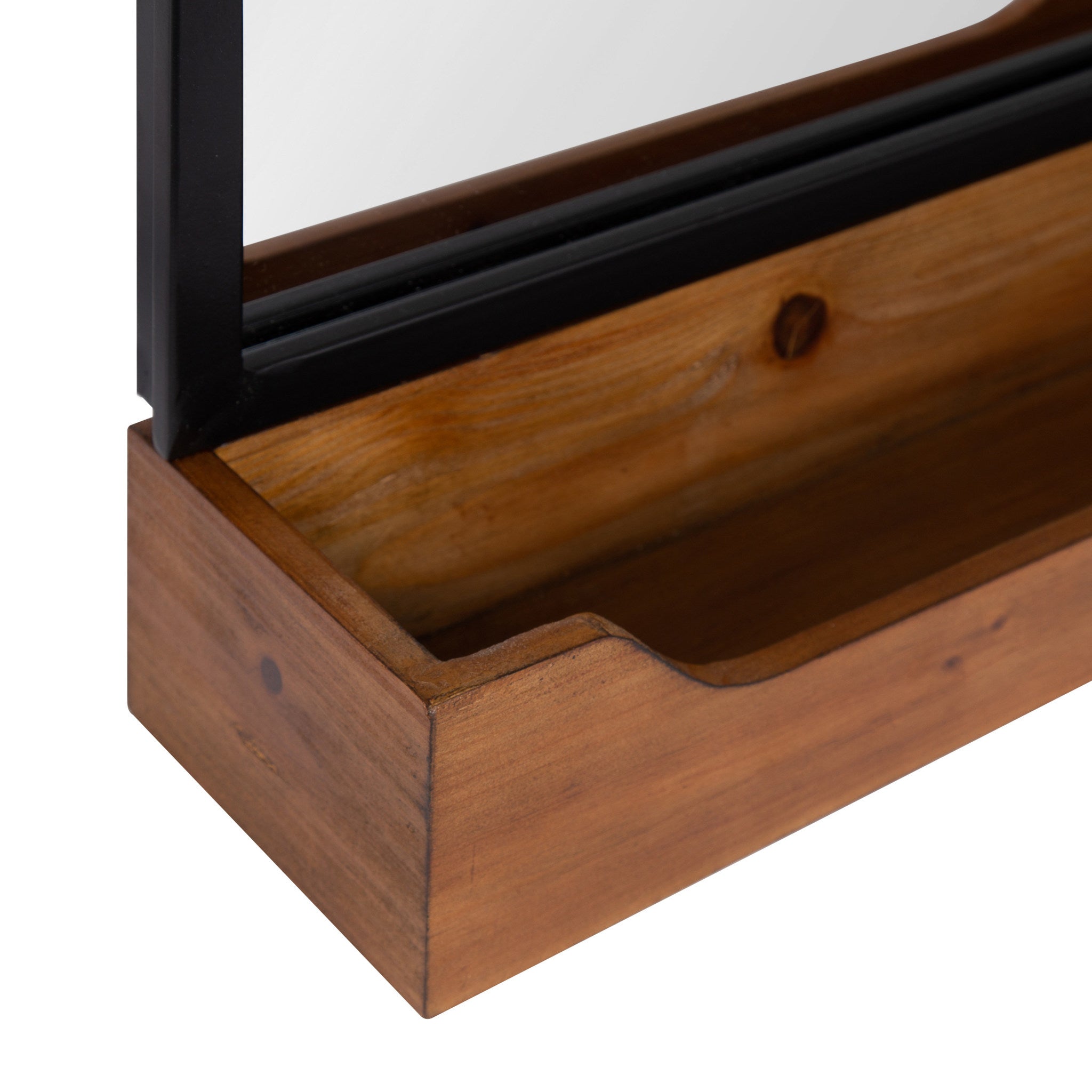 Gammons Wall Mirror with Shelf