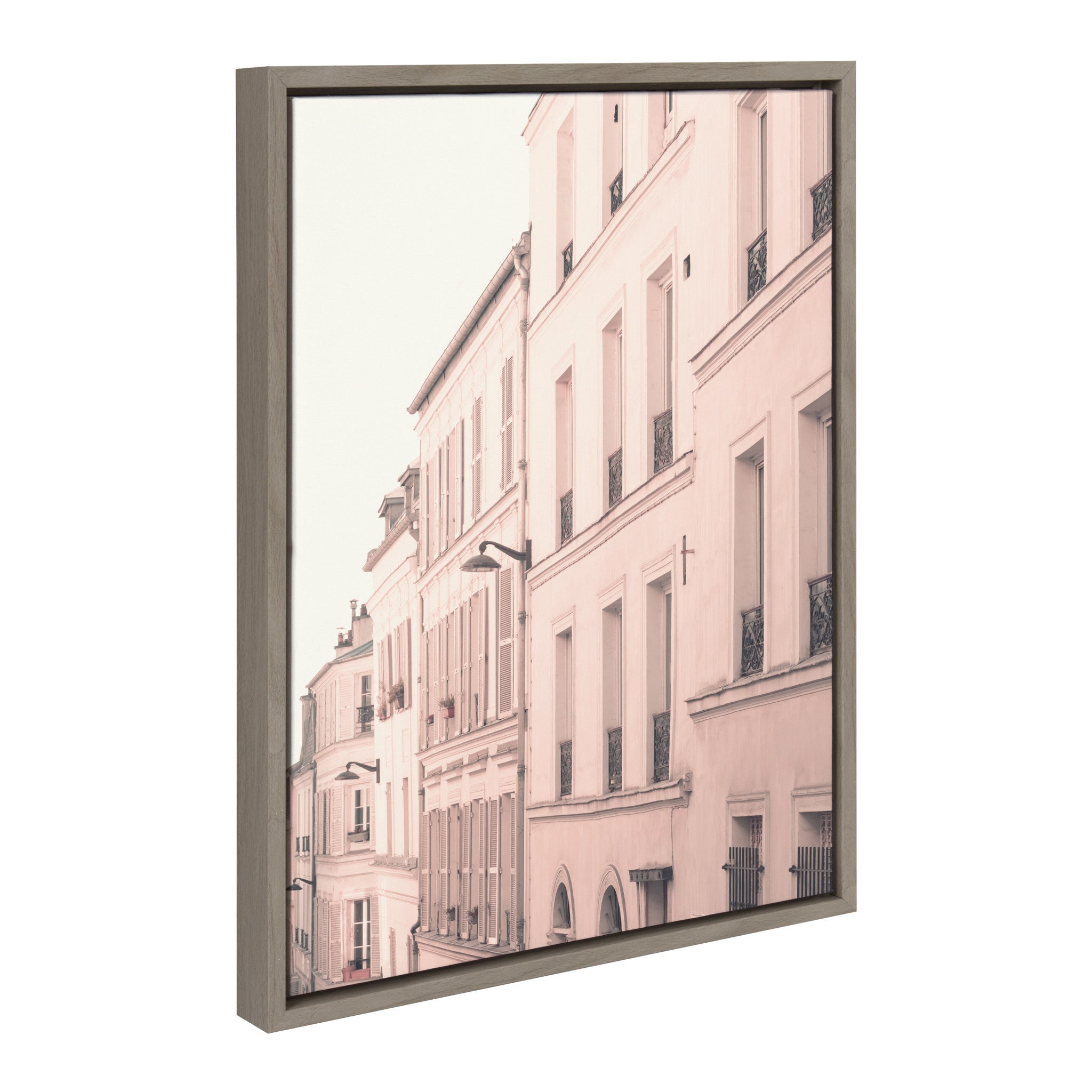 Sylvie Parisian Perspective Framed Canvas by Caroline Mint