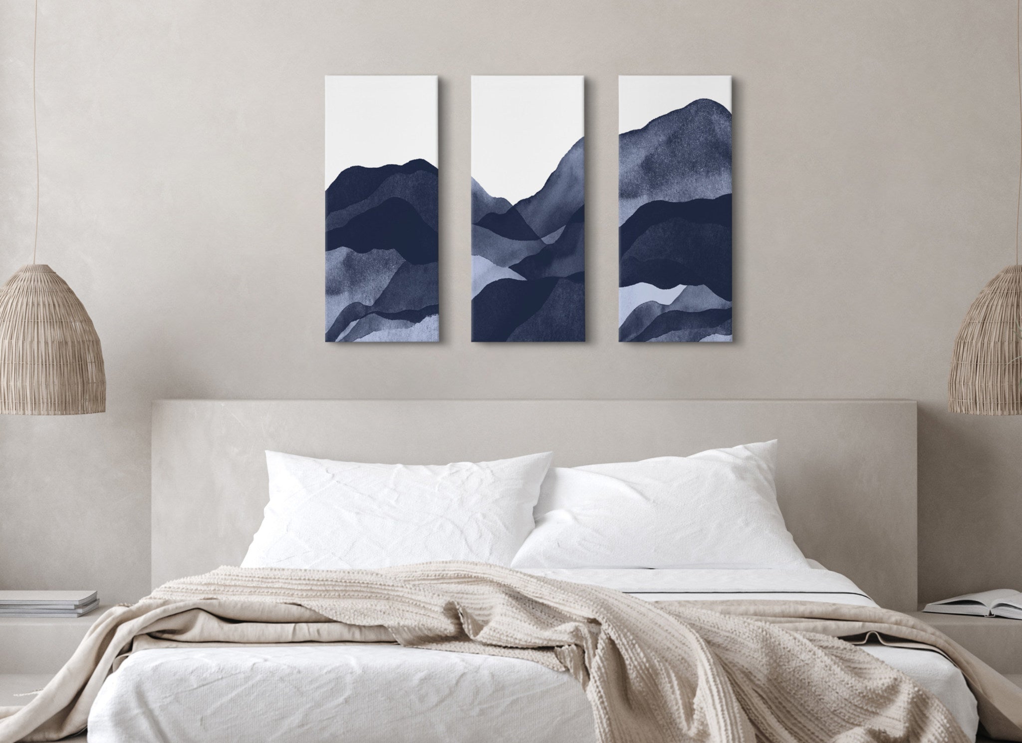 Mountain Range Canvas Wall Art Set by Amy Lighthall
