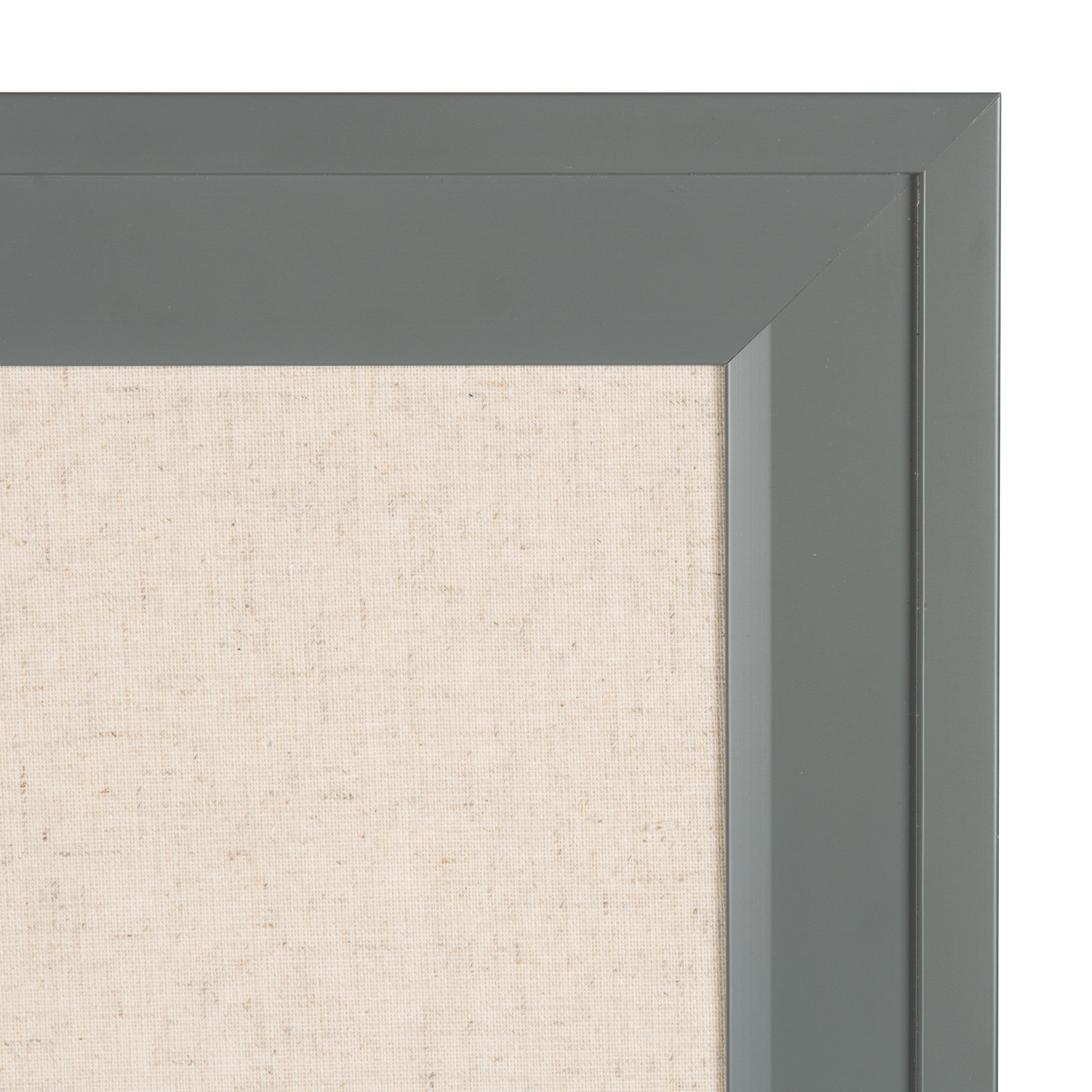 DesignOvation Bosc Transitional Fabric Pinboard, 27.5