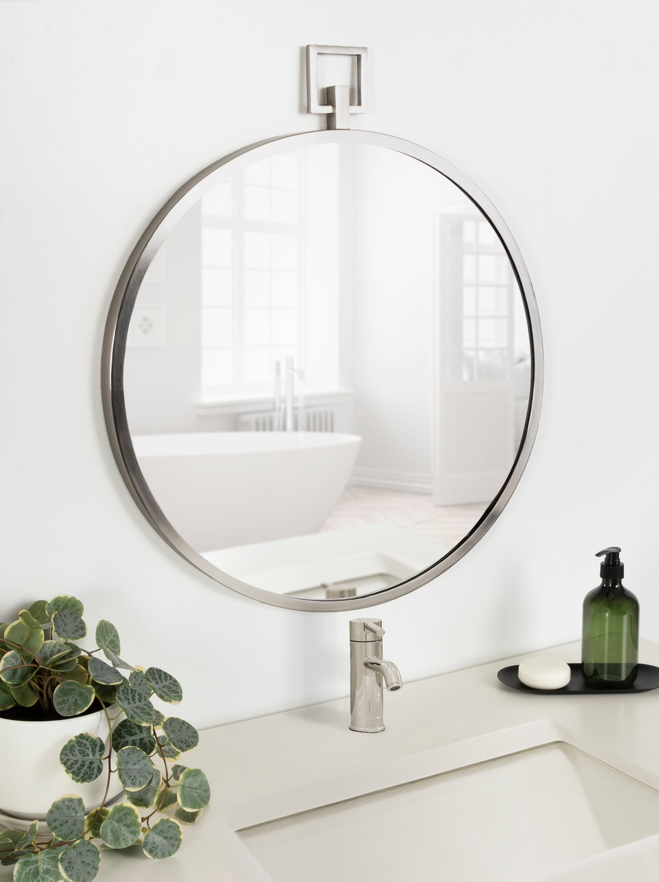 Tabb Round Framed Mirror