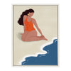 Sylvie Solitude Framed Canvas by Maja Tomljanovic