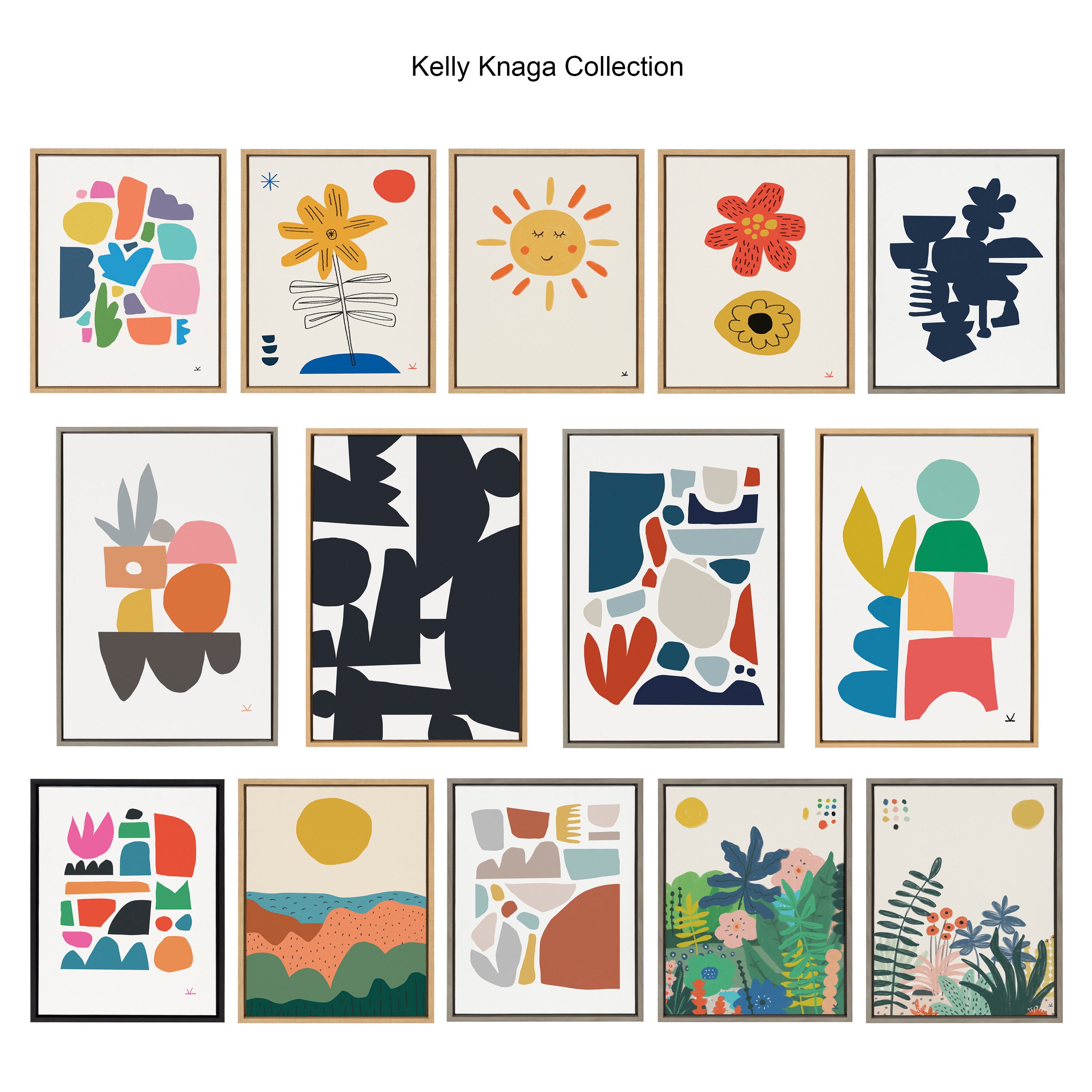 Sylvie Spring Framed Canvas by Kelly Knaga