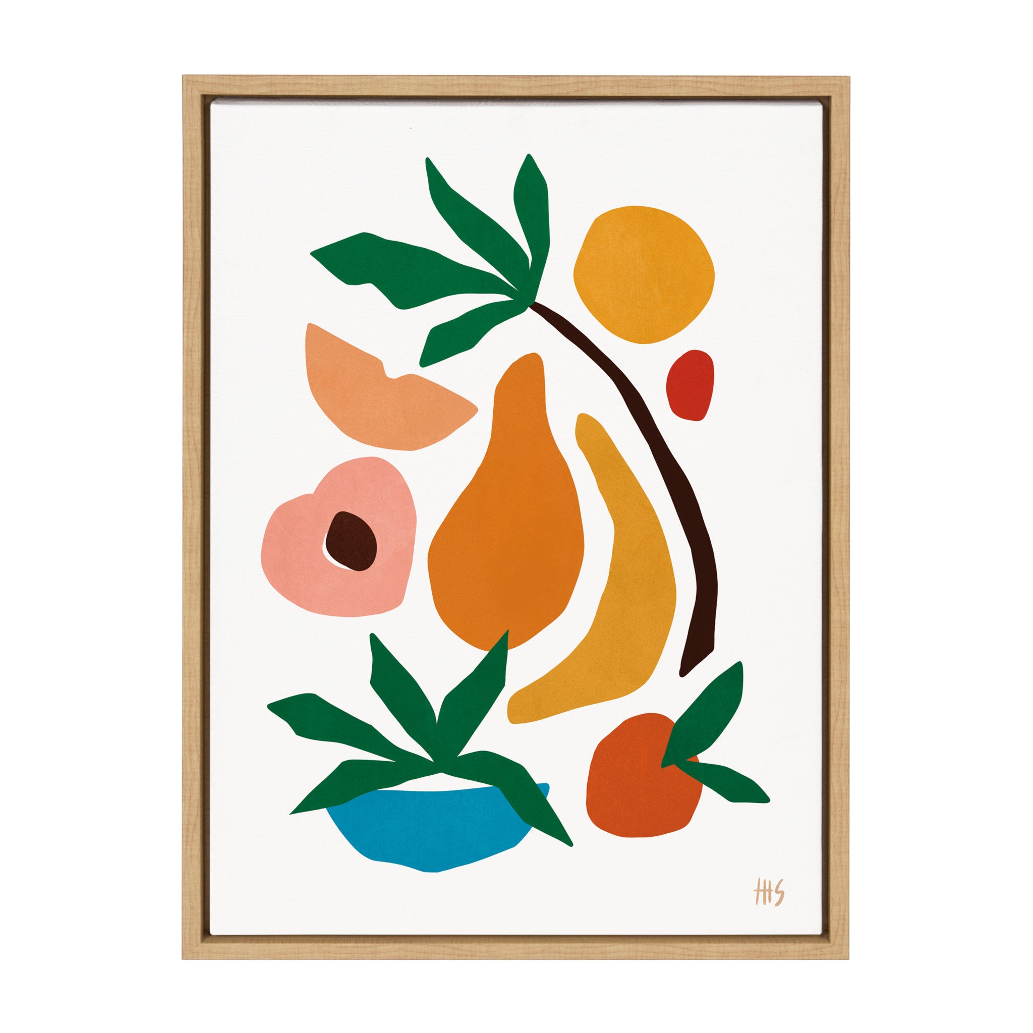 Sylvie Fruit Fiesta Framed Canvas by Maggie Stephenson