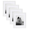Gallery 11x14 matted to 8x10 Wood Picture Frame, Set of 4