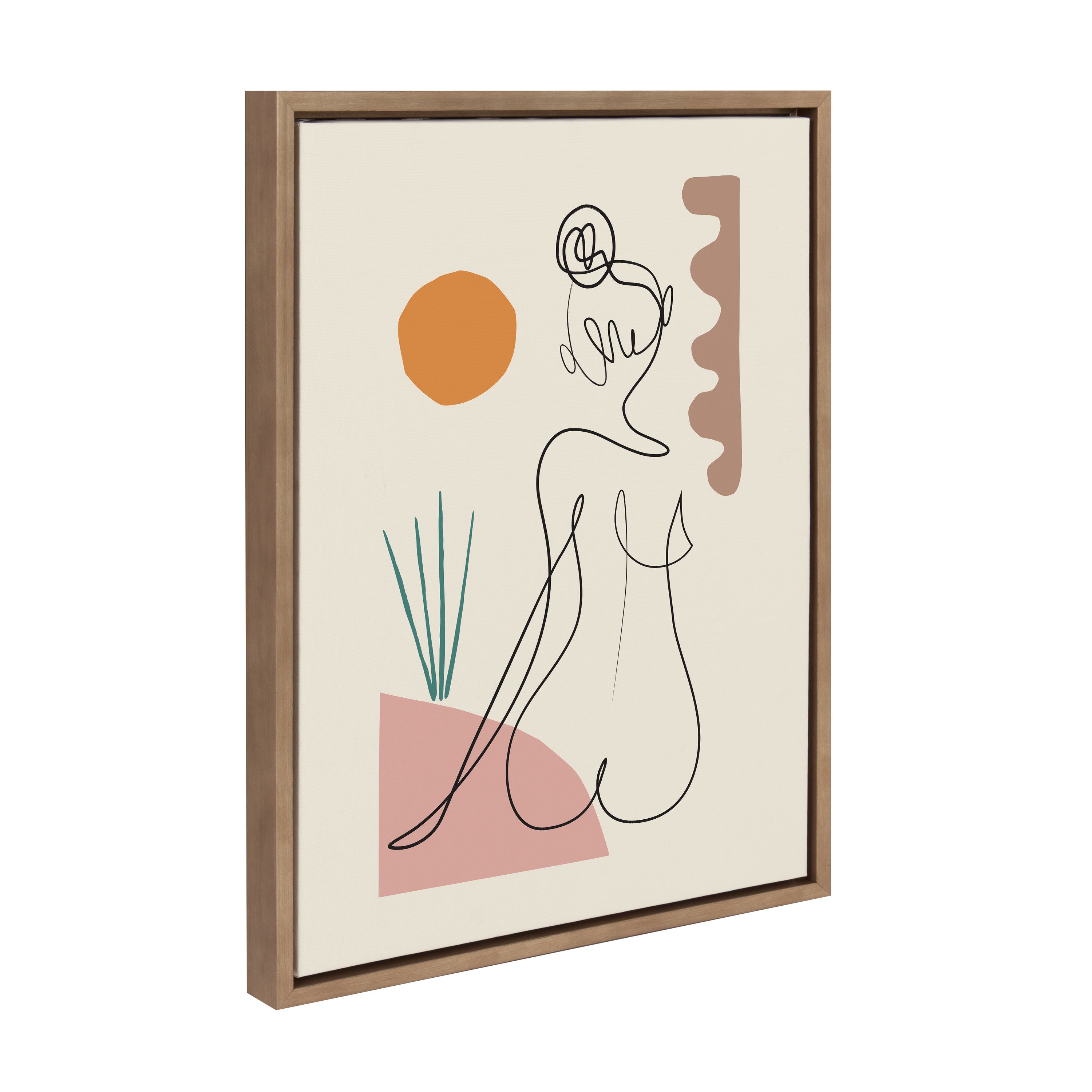 Sylvie Sunset Framed Canvas by Rachel Lee of My Dream Wall