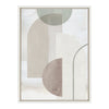 Sylvie Sahara Gray 2 Framed Canvas by Alexander Ginzburg