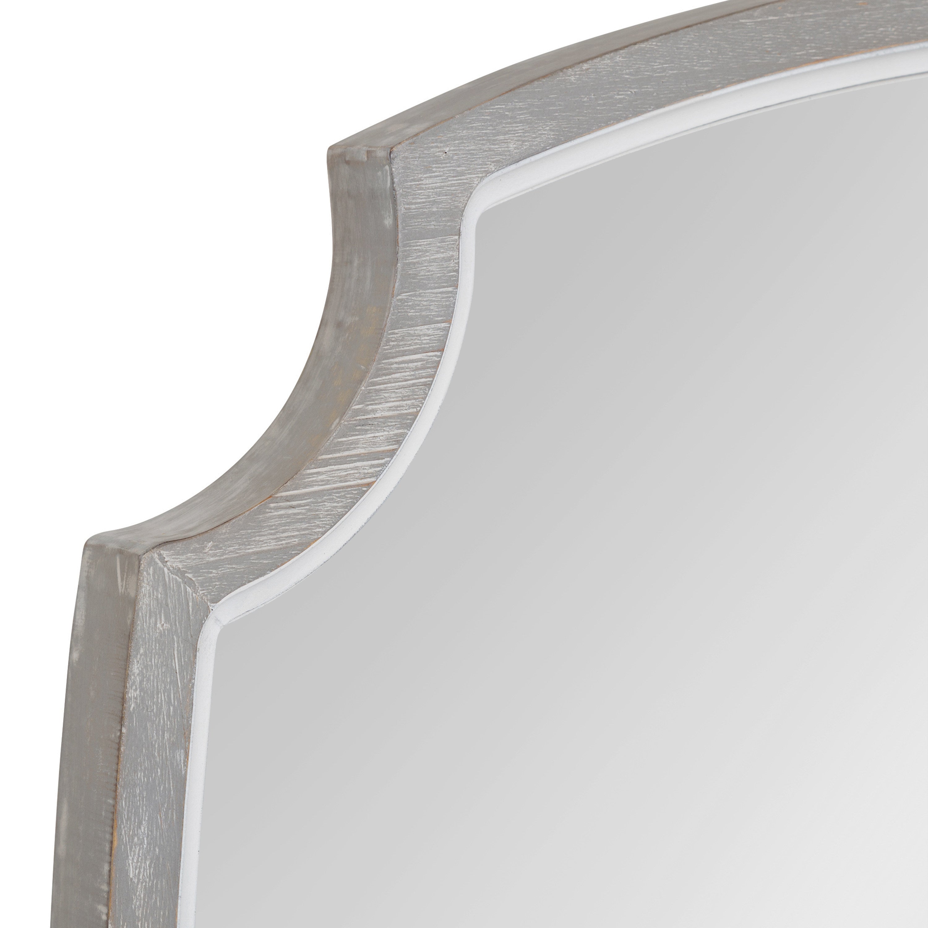 Orianne Wood Framed Wall Mirror
