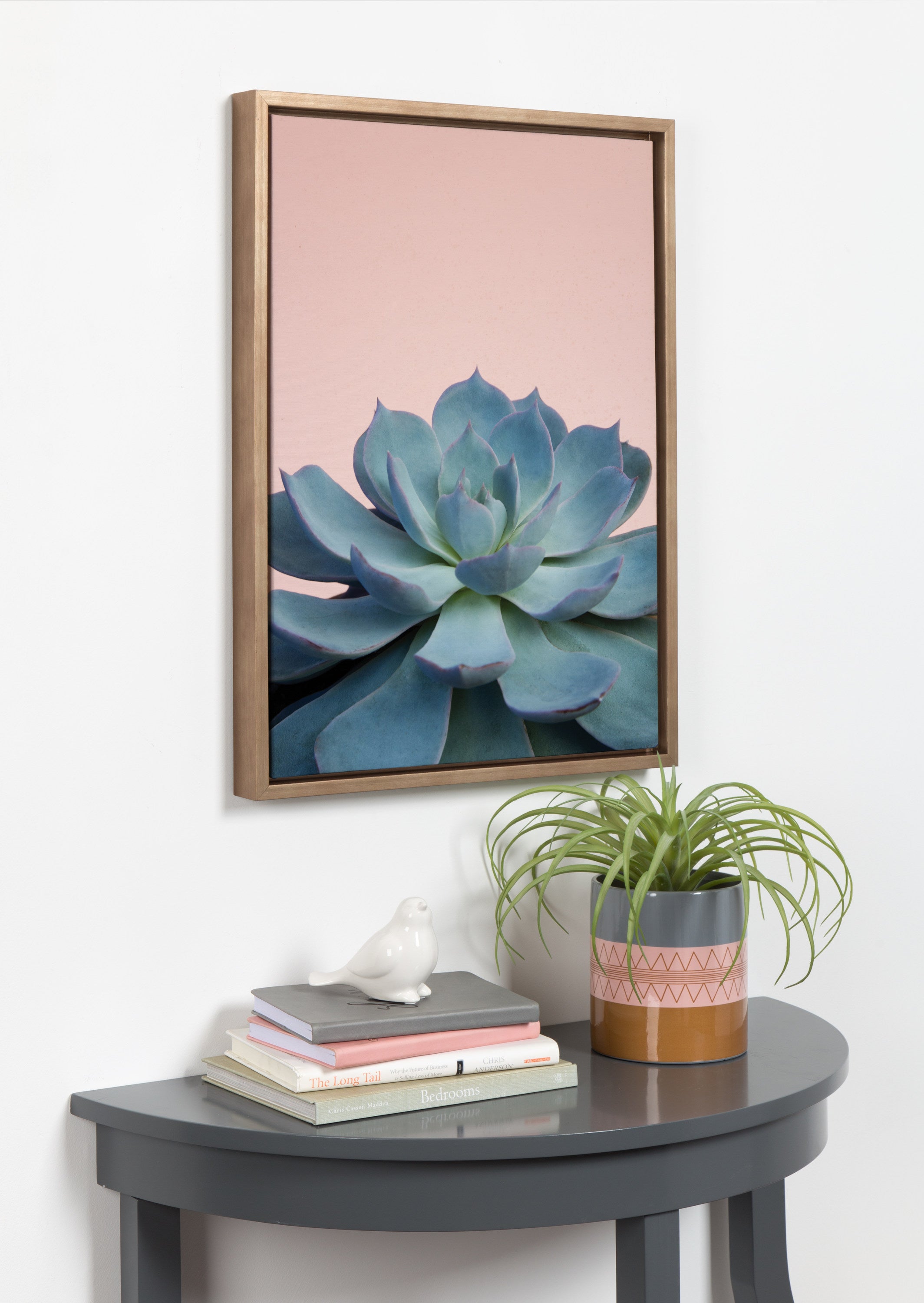 Sylvie Succulent 10 Framed Canvas by F2 Images