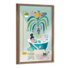 Blake Time to Relax Framed Printed Glass by Rachel Lee of My Dream Wall