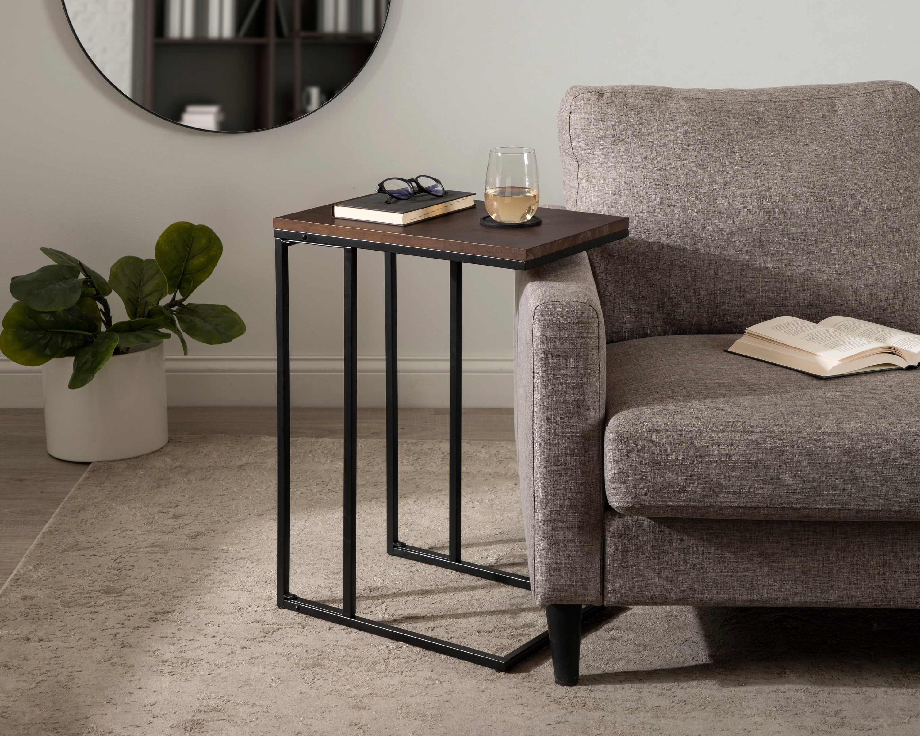 Lockridge Metal Base C-Table