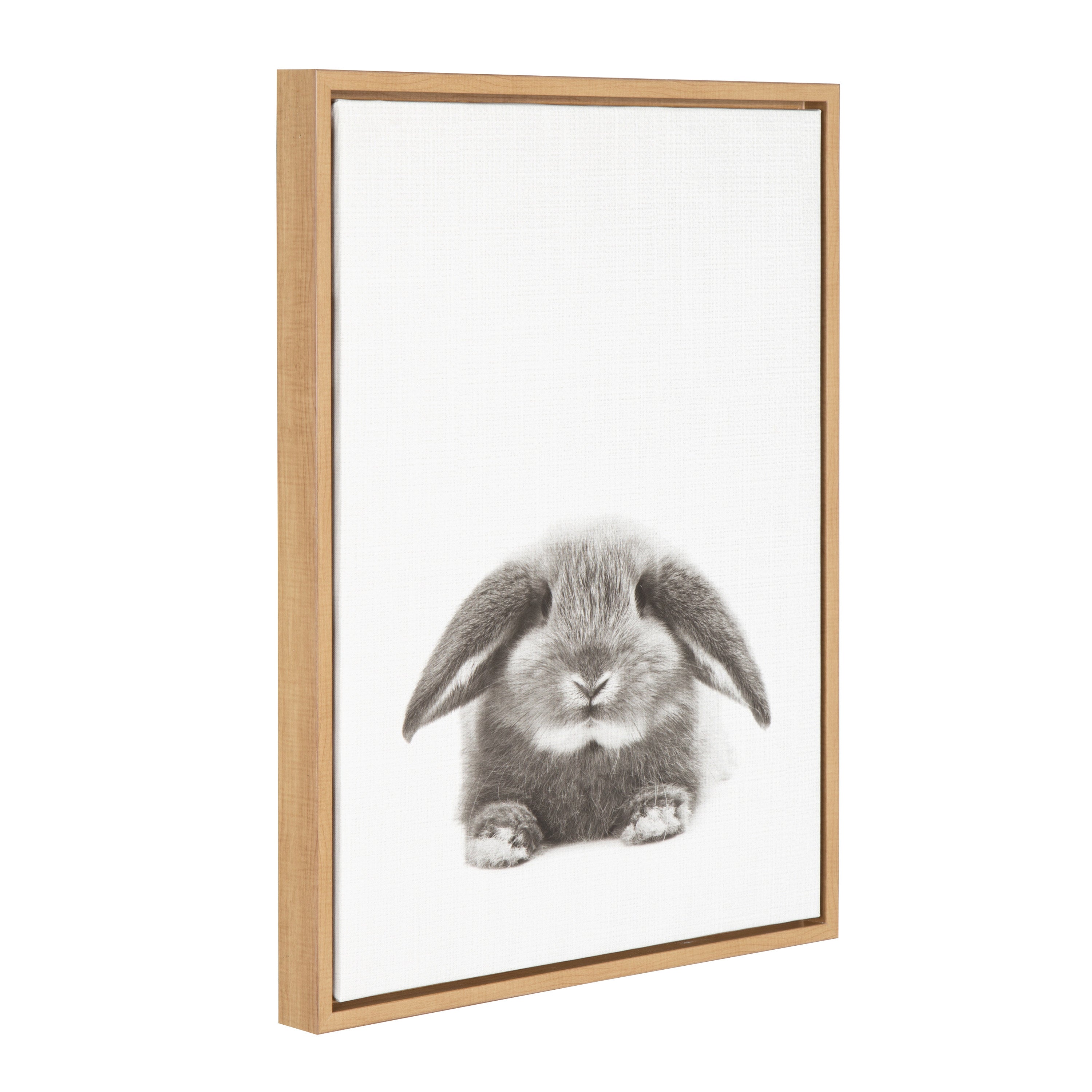 Sylvie Rabbit Framed Canvas by Simon Te Tai